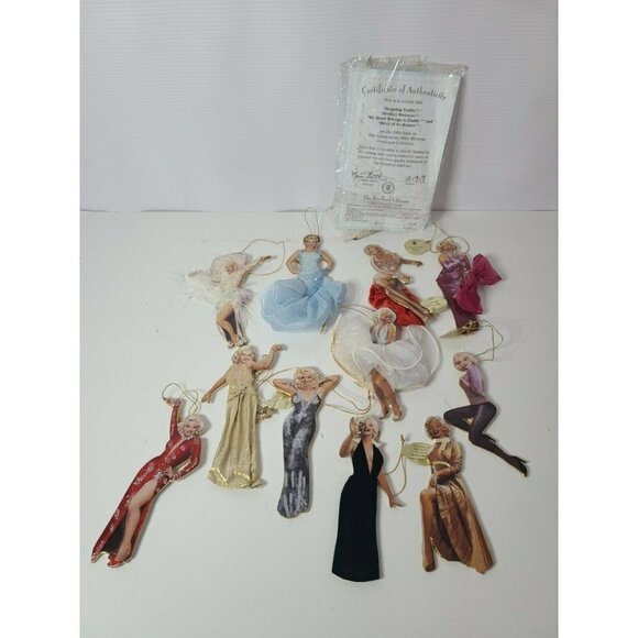 BRADFORD Editions Glamorous Miss Monroe Ornaments - Picture 2 of 5